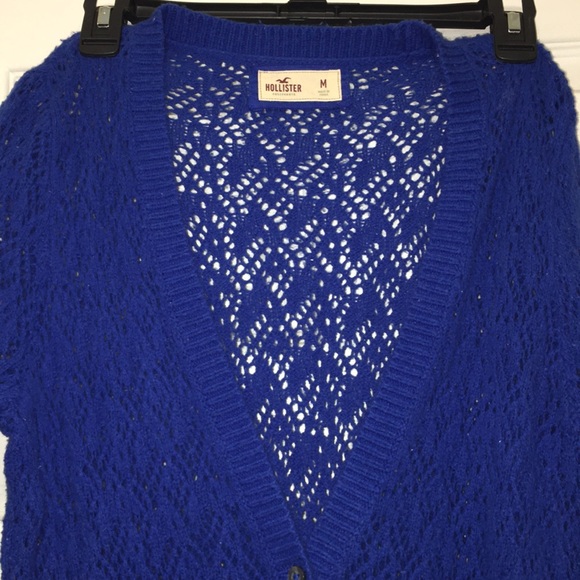 Hollister crochet cardigan sweater NOWT💙 - Picture 5 of 6